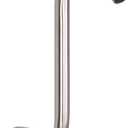 S Shaped Shower Arm, High Rise Shower Head Extension Pipe Standard 1/2" Connection with Flange, Awesome Shower Experience-Stainless Steel Bathroom Accessory(10 Inch S Shape, Brushed Nickel)