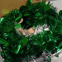 Joiedomi 5 FT Pop Up Christmas Green Tree with Lights, Collapsible Tinsel Christmas Tree Decorations with 50 Multicolor LED Lights and Ball Ornaments for Home Holiday Party Indoor Decor