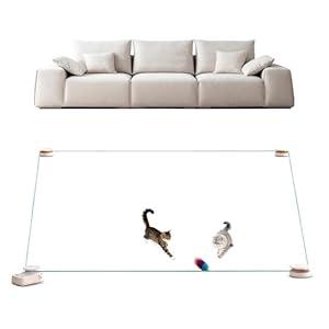 Interactive Cat Toy Accessories Kit  Replacement Plush & Rope Attachments for Indoor Cats, Compatible with Automatic Cat Chase Toy