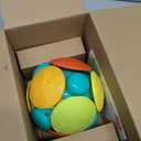 Bright Starts Wobble Bobble Activity Ball Toy, Baby & Toddler Crawl Toy, Interactive Sounds & Textures, Ages 3 Months+ (1 Count (Pack of 1))