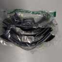 TMKOOL Plastic Polymer 1/2 inch PEX Pipe Bend Support 90 Degree Elbow Bend With Mounting Plate (4pcs 1/2 inch)