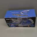 Hamilton Beach Steam Iron & Vertical Steamer for Clothes with ScratchResistant Durathon Soleplate, 8' Retractable Cord, 3Way Auto Shutoff, AntiDrip, 1500 Watts, Blue