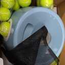 Automatic Dog Ball Launcher, Dog Ball Thrower Machine with 10-30Ft 3 Launching Distance, Interactive Toys for Small Dogs Indoor & Outdoor with 15 Mini Tennis Balls (2 inch) -Blue