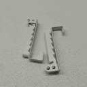 Over the Door Hooks 2 Pack, HAOYIJIA Folding Over the Door Drying Rack with Soft Rubber Prevent Scratches, Heavy Duty White Door Hooks Hanging Clothes Towels Bags and Robe for Bathroom Laundry Kitchen