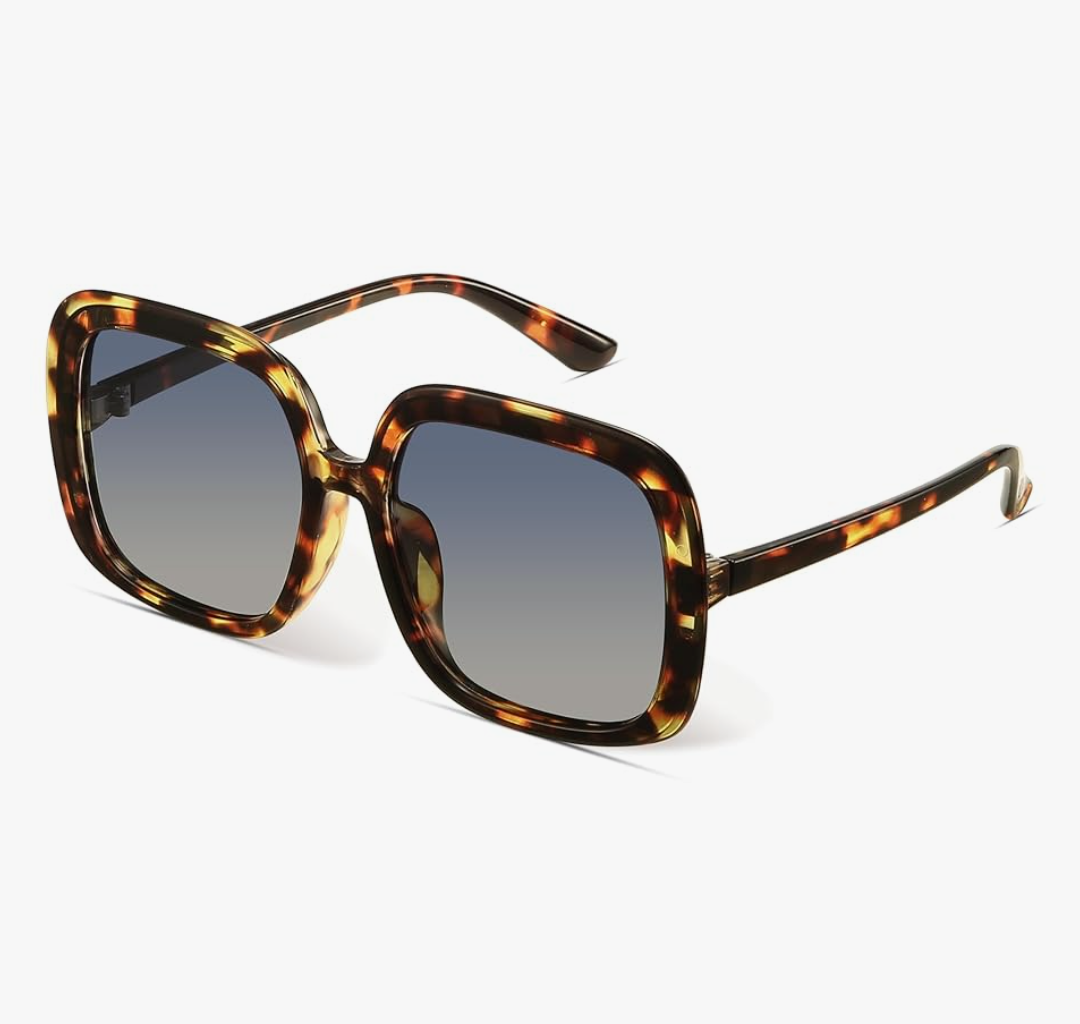 miyya Oversized Polarized Sunglasses Women, Trendy Retro Sun Glasses for Women 2025, Oversized Shades