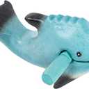 Wooden Instrument - Percussion Musical Tone Block Craft (4" Dolphins Whistle Guiro)