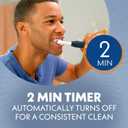 Spinbrush Smart Clean Battery Powered Electric Toothbrush for Adults with Dual Action Head, Pacer & Timer, Midnight Blue, Soft Bristles, 1 Count