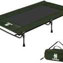 ONETIGRIS Elevated Dog Bed, Outdoor Dog Cod Large Raised Dogs Bed with Chew Proof Mesh, No-Slip Portable Dogs Cot Bed for Indoor & Outdoor Portable (Green, Large)