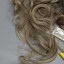Angoily 6pcs Real Human Hair Curly Hair Extensions Clip in Light Weight Ponytail Wig Tape