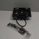 6 Inch Slim 650CFM Radiator Cooling Fans Universal Slim Pull Push 12V 80W Direct Replacement Electric Fan with Mount Kit