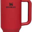 STANLEY Quencher ProTour Flip Straw Tumbler with Leakproof Lid 40 oz | Built-In Straw and Handle | Cup Holder Compatible for Travel | Insulated Stainless Steel Cup | BPA-Free | Red