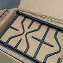 Stove Grate for GE Gas Stove Top Burner Side Grates Range Oven Rack WB31X27151 Replacement Parts Cast Iron Flat Plate General Electric Stovetop Cooktop 2 Pack