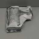 4-Pack Adhesive Corner Shower Caddy with Soap Holder, No Drilling Wall Mounted Shower Shelves-Rustproof, Organizer for Bathroom, Kitchen & Home Decor. Silver