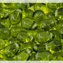 Czech 50-Piece Glass Beads, 6x9mm, Teardrop Olive Green