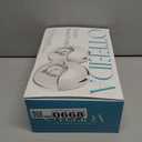 Hands Free Breast Pump Wearable MY-375 - Strong Suction, Low Noise, Wearable Breastfeeding Pump with 4 Mode &12 Levels, Portable Electric Breast Pump 24mm - 19/21/Insert/Flange, 2 Pack (White)