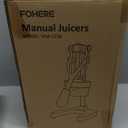 FOHERE Orange Juicer Squeezer, Cast Iron Lemon Squeezer, Commercial Citrus Juicer Hand Press for Orange, Lemon, Pomegranate, Grapefruit, Easy to Clean Citrus Squeezer with a Stainless Steel Cup