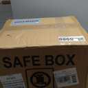 3.5 Cub Large Home Safe Fireproof Waterproof, Digital Fire proof Safe Box With Fireproof Bag, Combination Lock and Alarm Systerm, Anti-theft Safes for Home Files Ammo