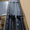 Queen Loft Bed with L-Shaped Desk and Storage Drawers, Queen Size Loft Bed Frame with Computer Monitor Stand, Corner Shelf and Hanger Rod, Adults Loft Beds Nosie-Free, Black