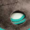 DWVO Christmas Cat Houses for Indoor Cats, Christmas Cat Tree Tower with 2 Cozy Houses, Kitty Furniture with Teaser Plaything for Christmas Decoration