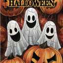 Great Jigsaw Puzzles for Adults 300 Pieces Happy Halloween Ghost Pumpkin Puzzles for Adults Toys Gift Family Decoration Kids Puzzle (15"x10"-300PCS)