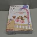 VZO Baby Crib Mobile with Music and Lights, Mobile for Crib with Remote Control, Rotation, Starlight Projection, Crib Toys for Babies Boys Girls Gray