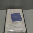 100% Blackout Shield Linen Blackout Curtains for Bedroom 84 Inches Long, Back Tab/Rod Pocket Living Room Drapes, Thermal Insulated Blackout Curtains 2 Panels Set, 50" W x 84" L, Cream