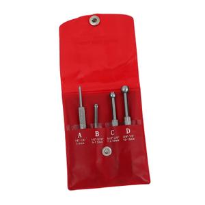 4pcs Telescopic Bore Gauge T-bore Hole Measuring Tools Construction Range with Pouch for Accurate Depth Measurement and Quality Assurance