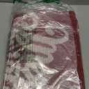 Christmas Doormat with Non Slip, Loop Pile Red and White Indoor Welcome Mat with Absorbent & Dirt-Trapping, Christmas Trees Truck Pattern, Porch Decor Outdoor Front Door Mat 32x48 Inch