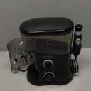 Water Dental Flosser for Teeth Cleaning with 1000ML Large Capacity and UV Storage, 10 Adjustable Pressure Electric Oral Irrigator with 7 Jet Tips, Gifts for Dental Health Seekers (Black)