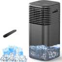 Windowless Portable Air Conditioner, 15H Timer & 120Oscillation, 3-IN-1 Portable AC Unit with Remote, 2-Gal Tank, 3 Modes & 3 Speeds, Ultra-Quiet 24" Ventless Swamp Cooler for Room Home Office