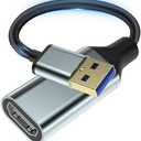 Herfair USB to HDMI Adapter [1080P Full HD, Built-in Driver] HDMI Adapter for Laptop to Monitor USB 3.0 to TV Screen Converter for MacOS/Windows 11/10/8.1/8/7 Computers Desktops PC MacBook
