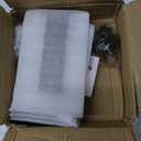 6 Pack Floating Shelf Brackets, 6 Inch Heavy Duty Industrial Shelf Bracket, Black Metal L Brackets for Shelves Support DIY(1/5 Inch Thicked)