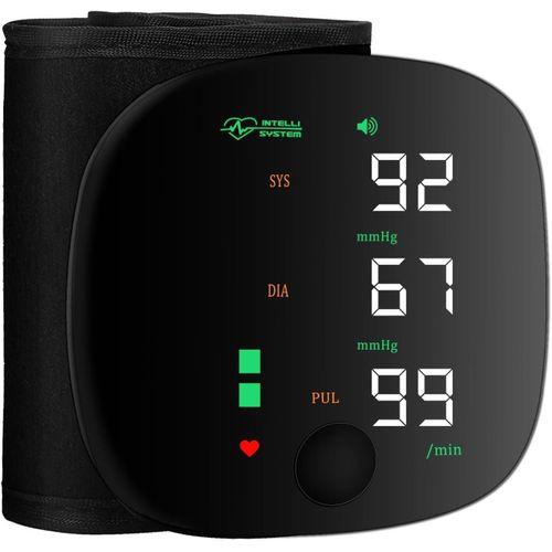 Wrist Blood Pressure Monitor, Rechargeable Monitors for Home Use with Digital Large Display, Voice Broadcast, Blood Pressure Machine, Carrying Case