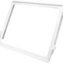 W11371713 Refrigerator Snack Pan Holder Frame(no glass) Compatible with whirlpool, kenmore, maytag and ikea WRS321SDHZ04, WRS325SDHW05 etc, Snack Shelf Frame W10912335 Replace for PS1272398, 4929374