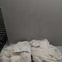 NICETOWN Natural Thick Linen Curtains 108 inches Long for Bedroom, Pinch Pleated/Rod Pocket/Back Tab Privacy Added Window Treatments with Light Filtering for Living Room, W52 x L108, 2 Panels