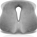 Large Memory Foam Seat Cushion for Tailbone, Coccyx & Pressure Relief – Ergonomic Cushion for Office Chair, Car, Home & Wheelchair – Ultimate Comfort for Long Sitting Hours