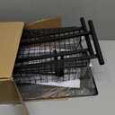 Simple Houseware Stackable Sliding Basket Organizer Drawer, Black, 2-Tier