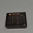 Door Lock for Front Door Kids Safety - Home Security Door Reinforcement Locks Child Proof for Doors Latches for Top of Inside Childproof Flip for Night Bedrooms Apartment Add Extra Lock