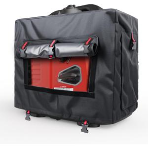 Outdoor Generator Cover While Running Universal Portable Generator Tent for Most Generators Up to 4000W, 21.7 x 13.8x17.4 inches,Can Be Rolled Up and Opened All Around, Black