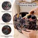 Tallew 3 Pcs Large Capacity Cat Bag Cute Large Drawstring Bag