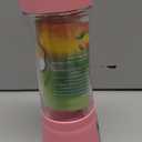 Portable Blender for Smoothies & Shakes - Cordless Personal Size Mini Blender with BAP Free Juice Cup, USB Rechargeable Suit for Sports/Picnic (Pink)