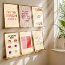 6pcs Mental Health Posters,Wall Art with Inspirational and Motivational Quotes - Ideal for Office Workers',Therapists',School Counselors' Offices and Home Study Rooms to Relieve Anxiety and Promote Positivity,Unframed.(8*10)