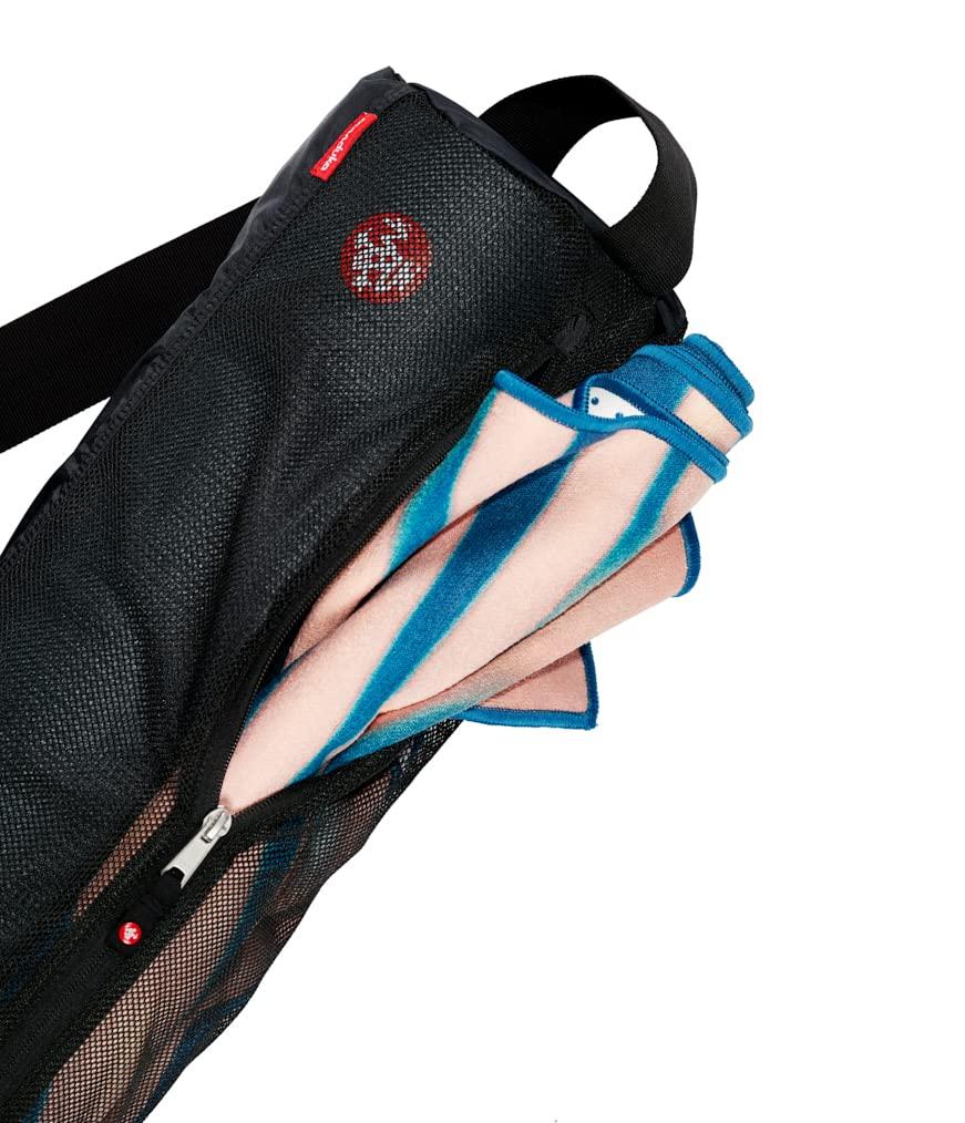 Manduka Breathe Easy Full Zip Yoga Mat Carrier Bag With Pocket, Adjustable Strap, Suitable for Most Yoga Mats