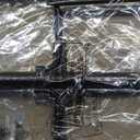 4 Pack String Light Poles for Outside, Thickened Metal Christmas Lights Hanger Pole Outdoor with Fork, Lighting Hanging Post Accessories for Patio Decor Garden Backyard Yard Outside Decorations