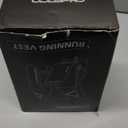 Running Vest for Women Men, Phone Pocket Running Hydration Vest with 500ML Soft Flask, Adjustable Chest Waist Straps, 10 Pockets Reflective Breathable Hydration Vest for Hiking, Biking, Marathon (Medium-Large)