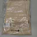 XWZO Kitchen Valances Curtains for Windows Living Room Bedroom Bathroom Toppers Farmhouse Style Rustic Dinning Room Thermal Insulated Rod Pocket, W42 x L18 Inch Length, Beige, 1 Panel