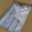 4 Tier Stackable Plastic Storage Bins with Lid and Wheels - 23 QT Closet Organizers and Storage, Foldable Storage Containers, Organization and Storage Boxes for Craft, Home, Pantry, Dorm, Grey