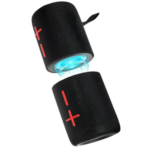 2 in 1 Magnetic Dual Splittable Bluetooth Speaker, IPX6 Waterproof Split Portable Wireless Speaker with 20W Loud Stereo Sound, Bluetooth V5.3, 24H Playtime, Multiple pairing for Home,Outdoor or Travel