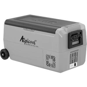 Alpicool T36 Dual Temperature Control 12 Volt Refrigerator 38 Quart Portable Car Fridge Freezer (-4F~68F) for Truck, RV, Boat, Camping and Travel