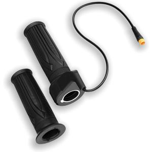Full Twist Throttle Fits for Ridstar Q20, Handles Ebike Throttle 12V-72V 22.2mm 3pin Wide Voltage Fits E-Bike & E-Scooter